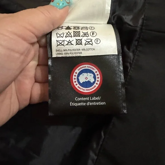 Canada Goose Black Puffer Vest for Women with box 2XL EUC - Picture 8 of 9